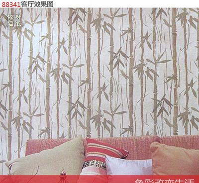 竹影雅韵，自然栖居 当竹子环保无纺布遇见客厅餐厅